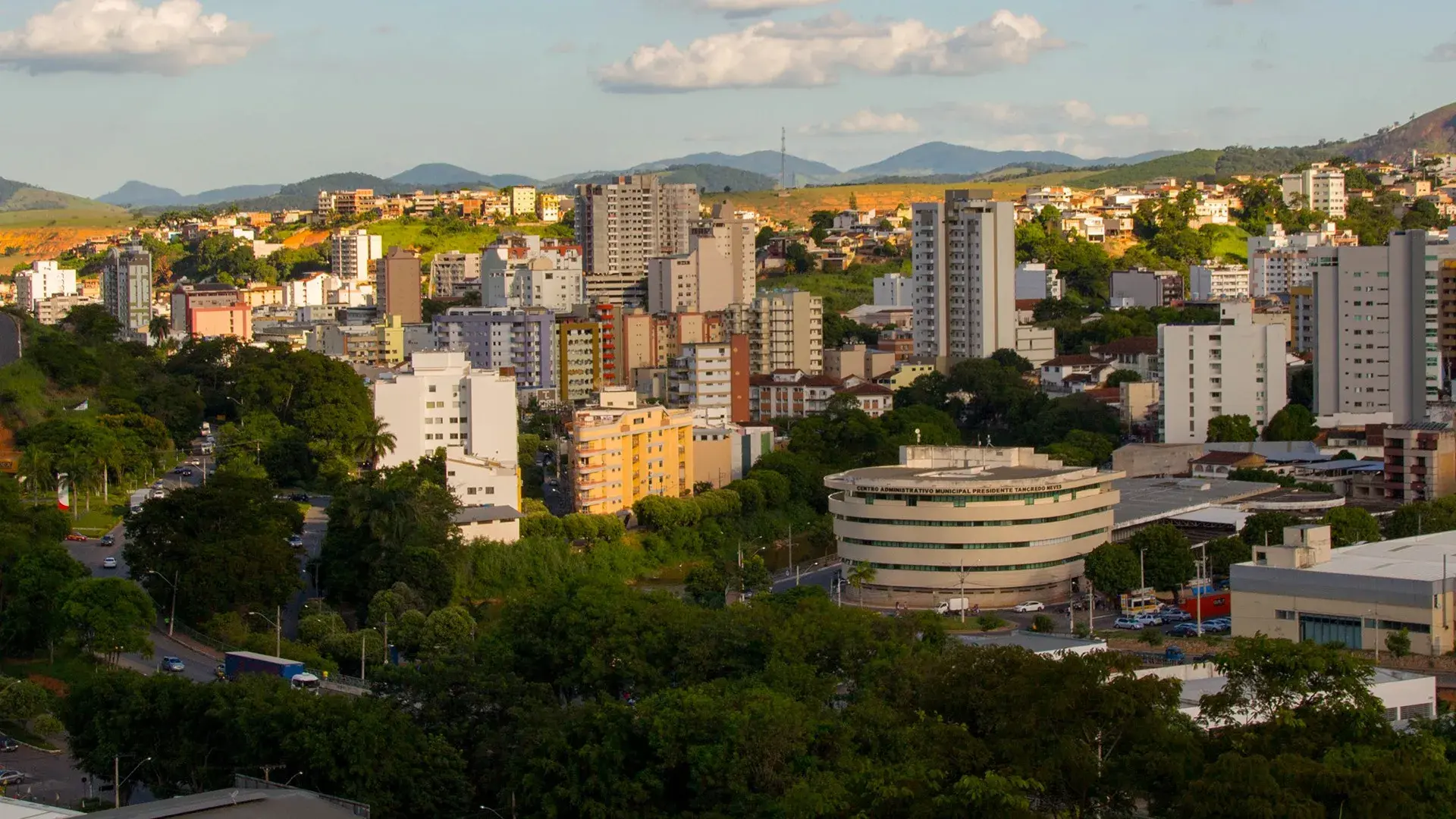 Vista da cidade de Muriaé, Minas Gerais
