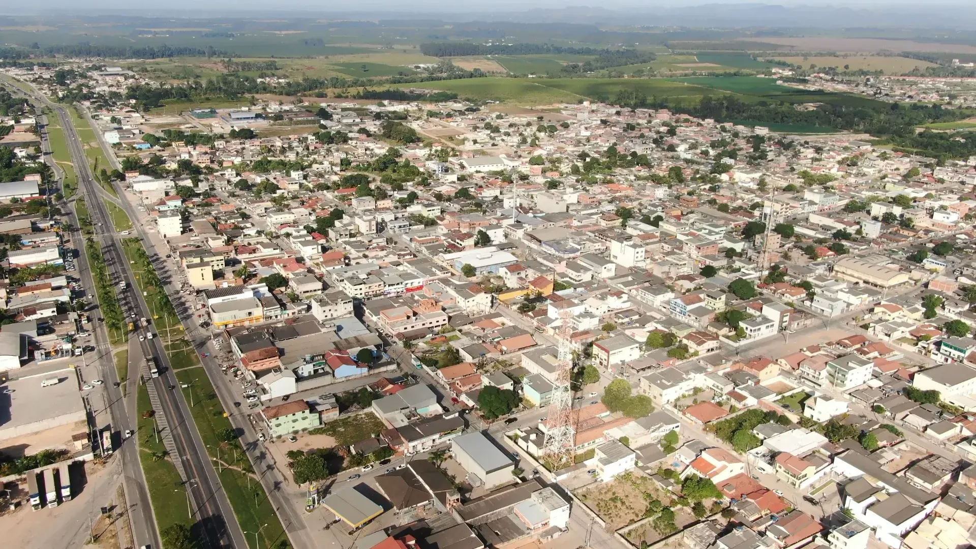 Vista da cidade de Sooretama, Espírito Santo