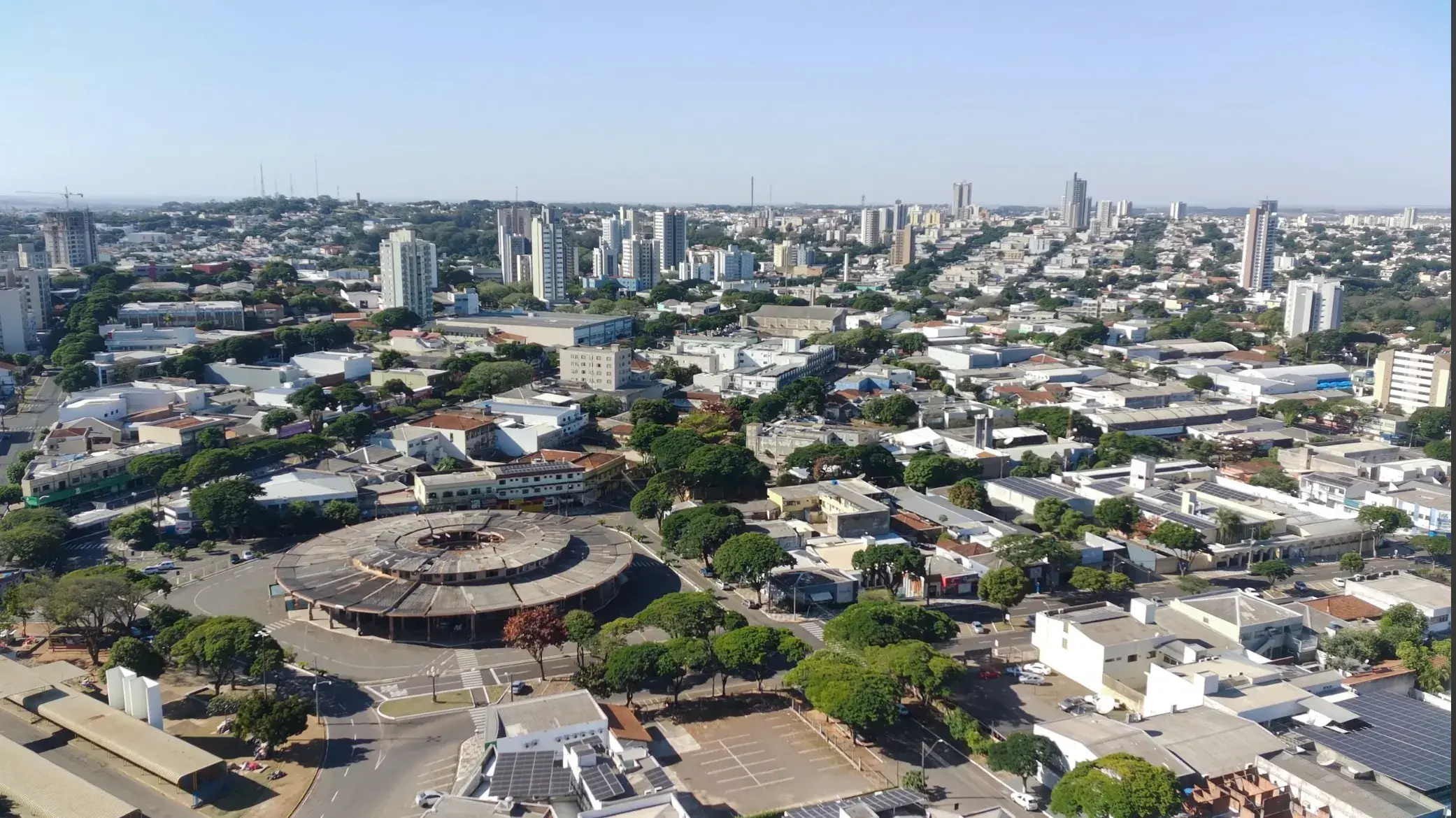 Vista da cidade de Umuarama, Paraná