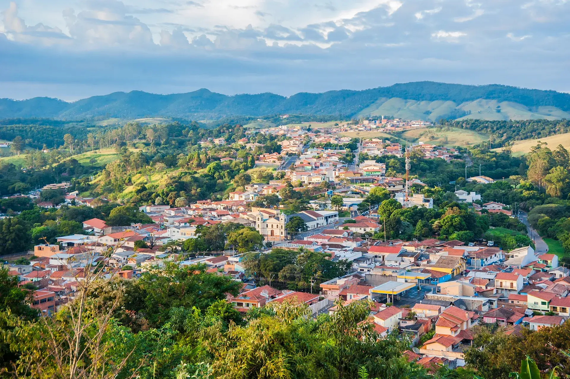 Vista da cidade de Cabreúva, São Paulo