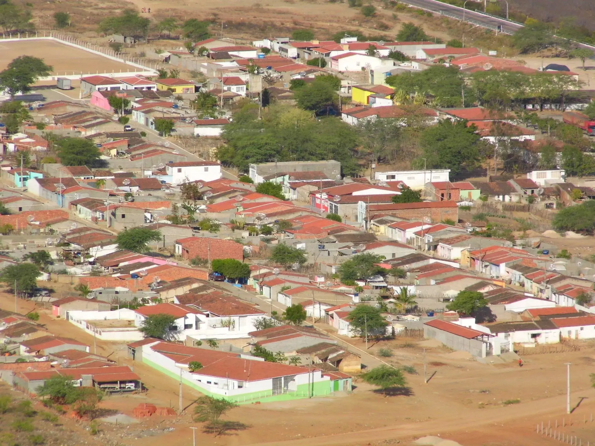 Vista da cidade de Canapi, Alagoas