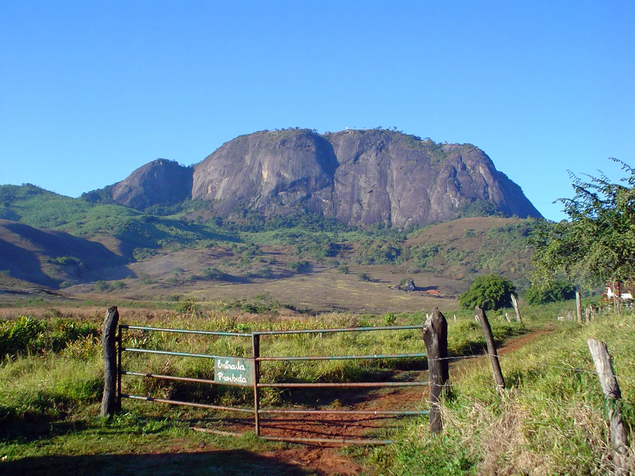 Vista da cidade de Pedralva, Minas Gerais