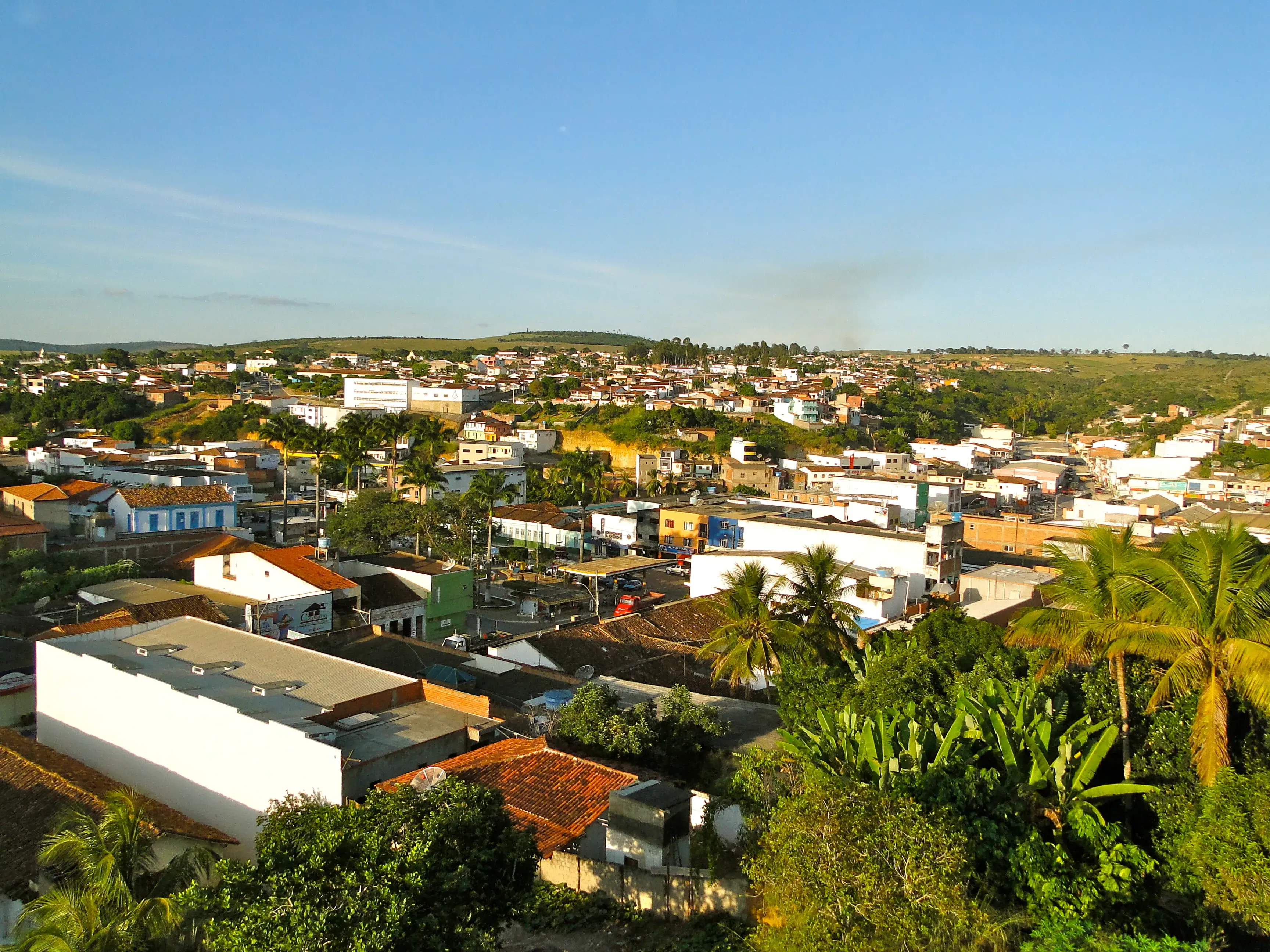 Vista da cidade de Jaguaquara, Bahia