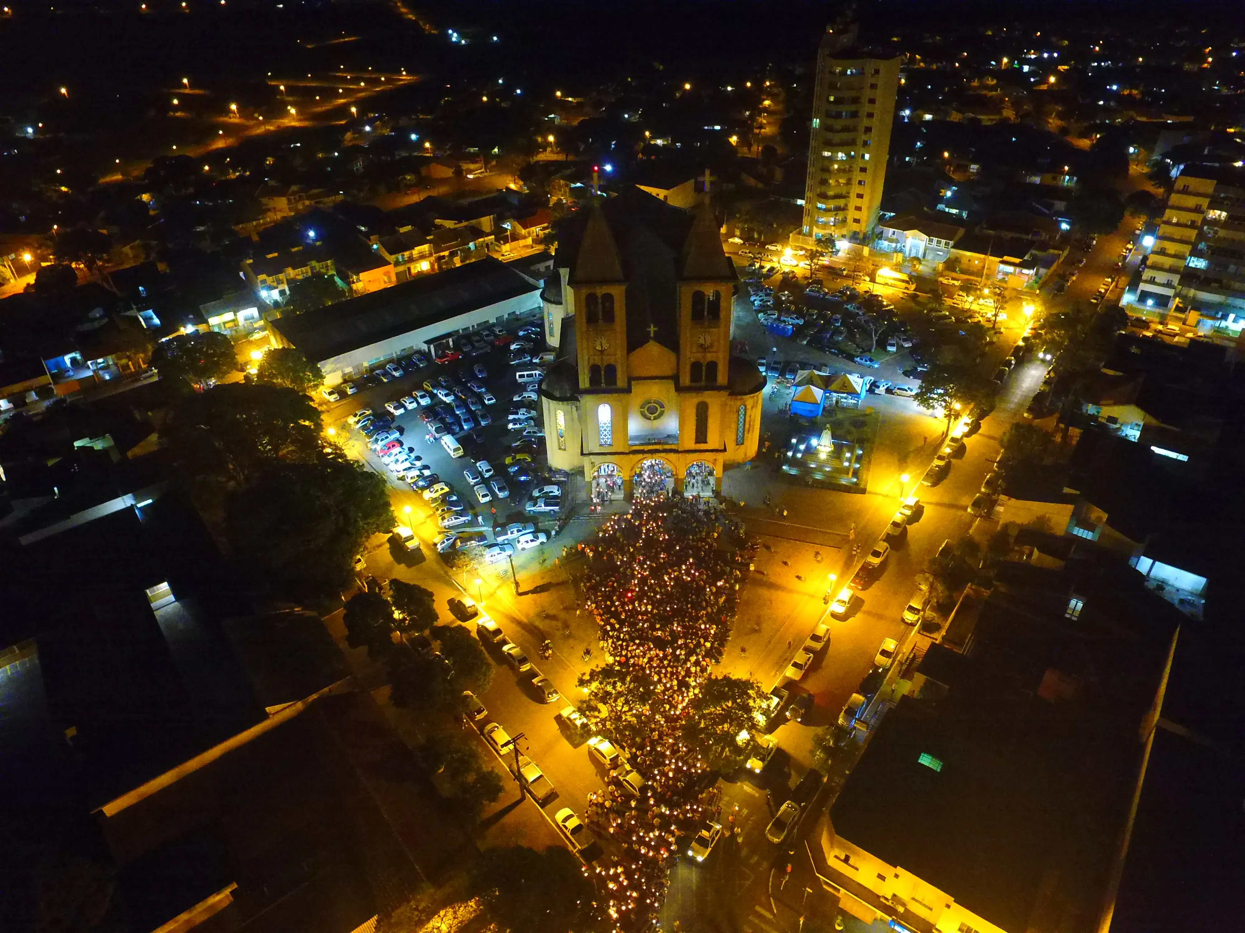 Vista da cidade de Astorga, Paraná