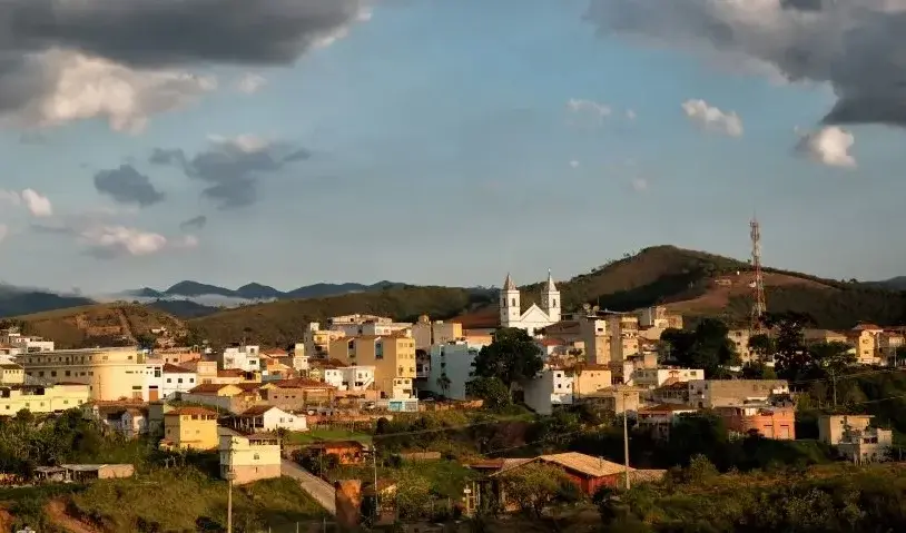 Vista da cidade de Cunha, São Paulo