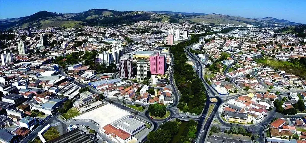 Vista da cidade de Amparo, São Paulo