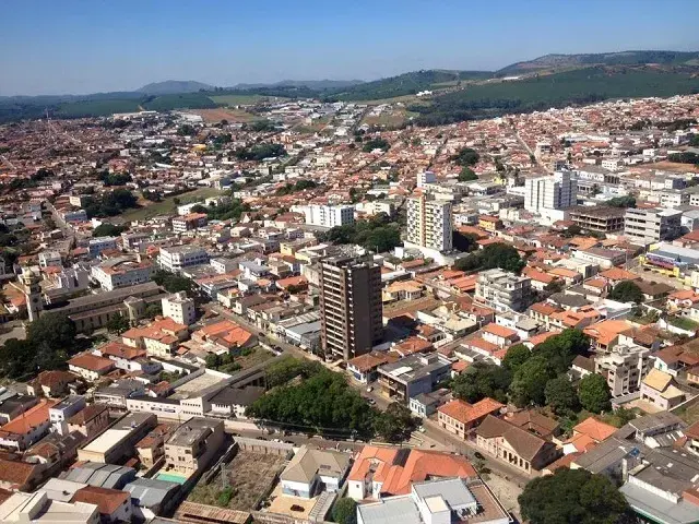 Vista da cidade de Três Pontas, Minas Gerais
