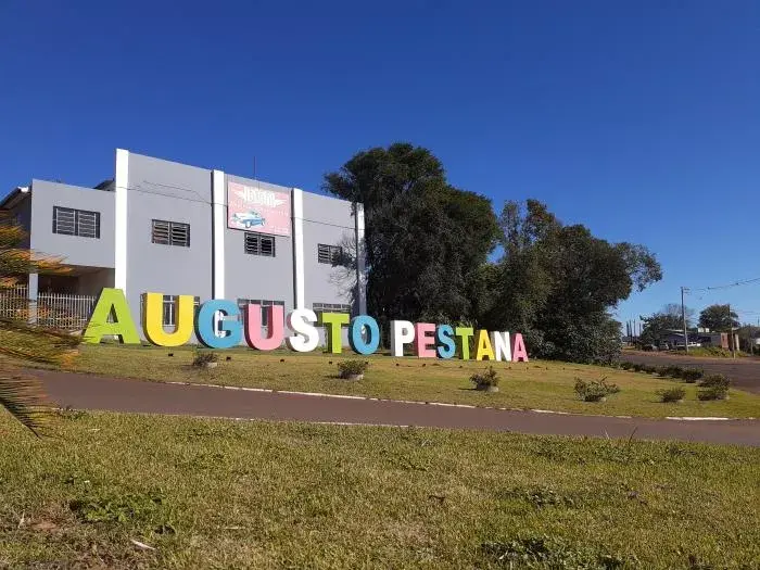 Vista da cidade de Augusto Pestana, Rio Grande do Sul