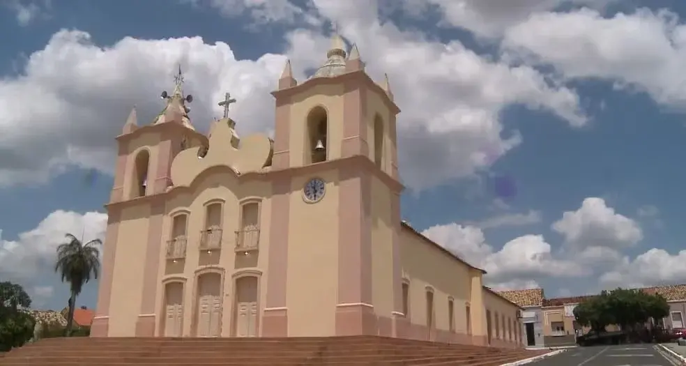 Vista da cidade de Jaicós, Piauí