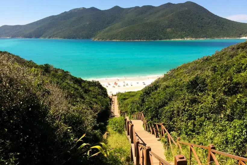 Vista da cidade de Arraial do Cabo, Rio de Janeiro