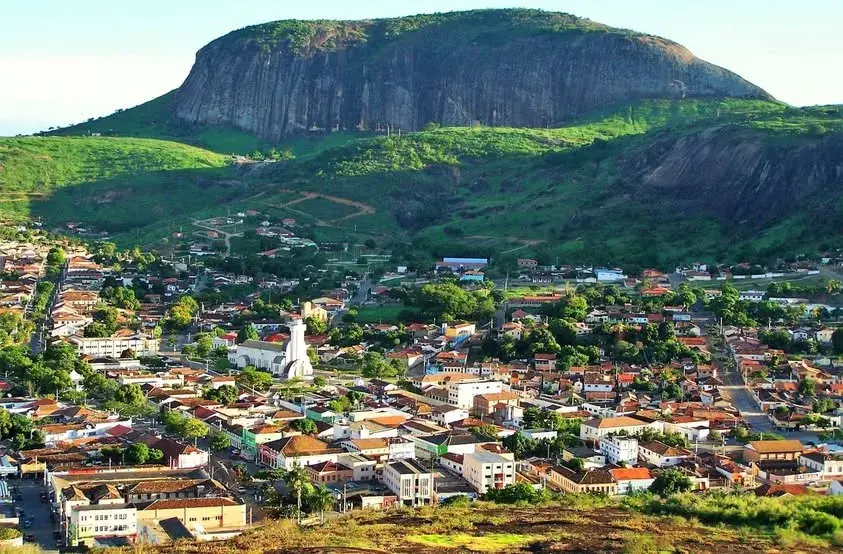 Vista da cidade de Pedra Azul, Minas Gerais