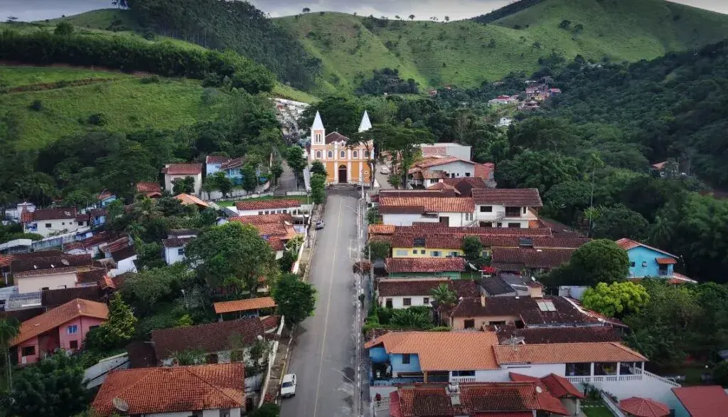 Vista da cidade de Monteiro Lobato, São Paulo