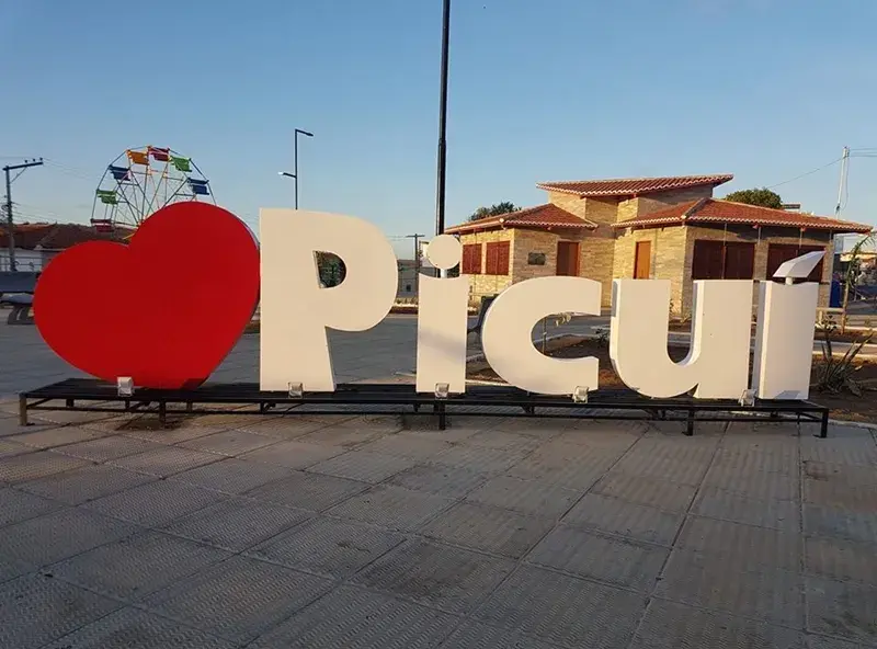 Vista da cidade de Picuí, Paraíba