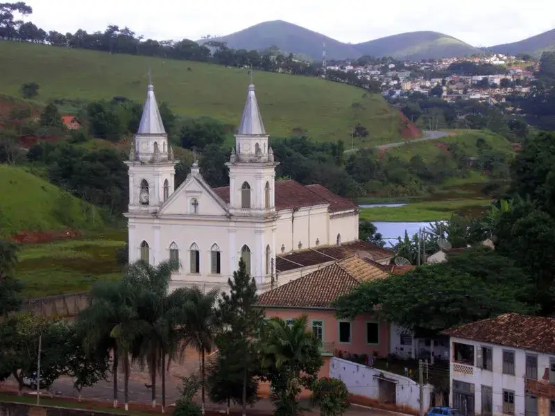 Vista da cidade de Redenção da Serra, São Paulo