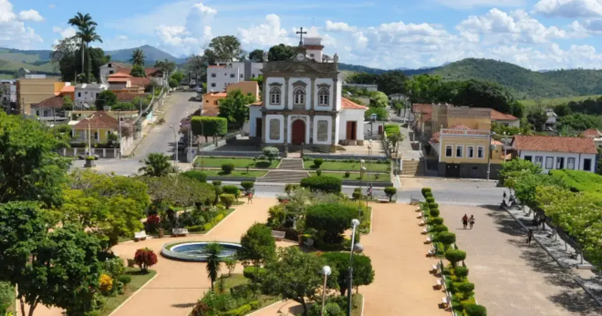 Vista da cidade de Carmo, Rio de Janeiro