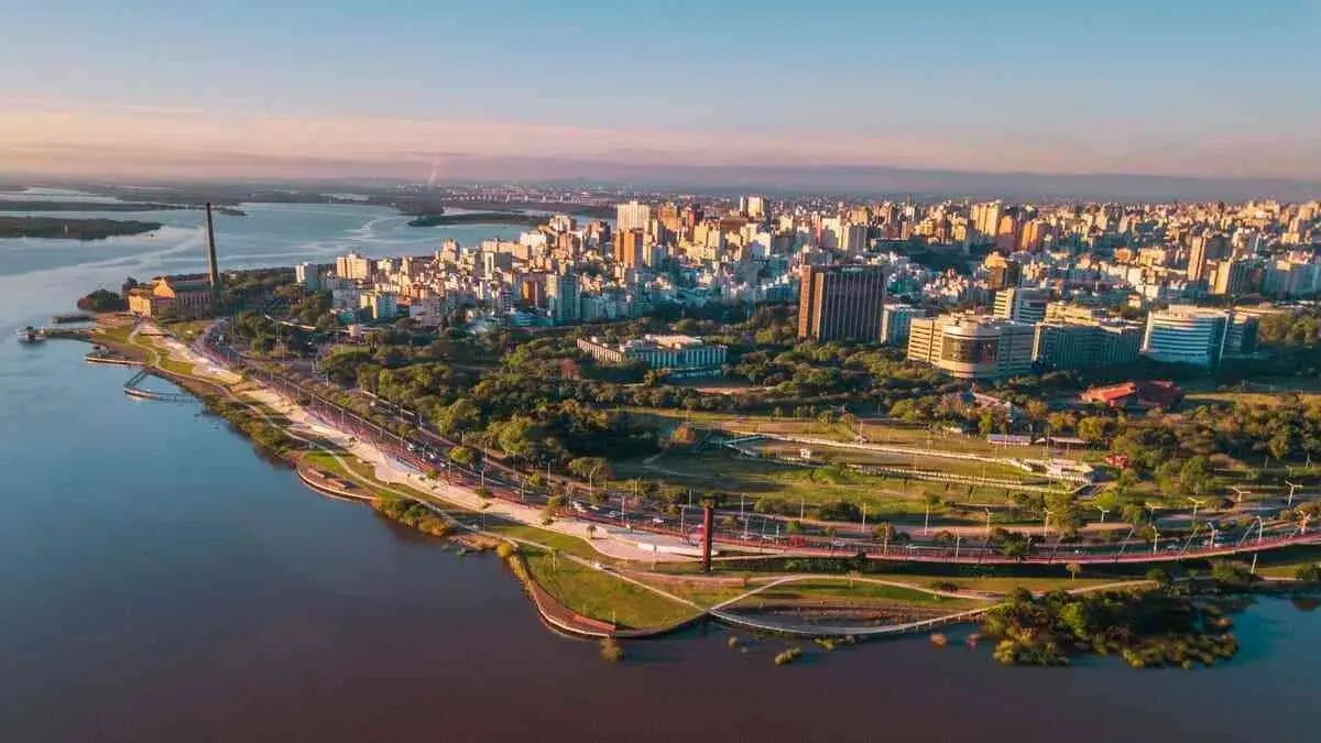 Vista da cidade de Gravataí, Rio Grande do Sul