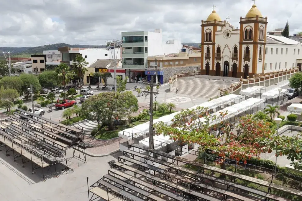 Vista da cidade de Panelas, Pernambuco