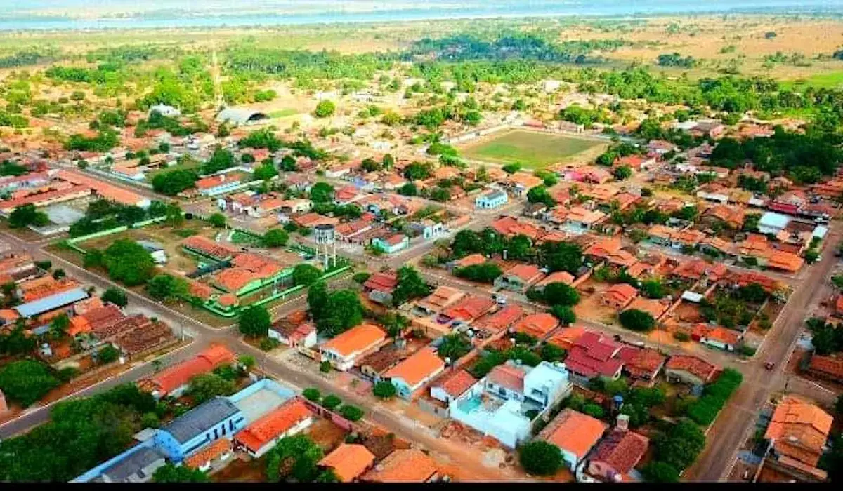 Vista da cidade de Palestina do Pará, Pará