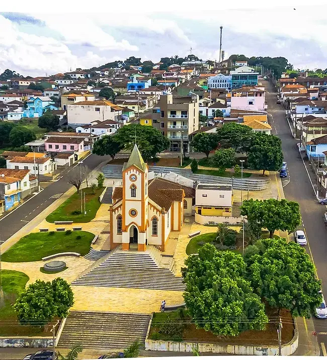 Vista da cidade de Carvalhópolis, Minas Gerais