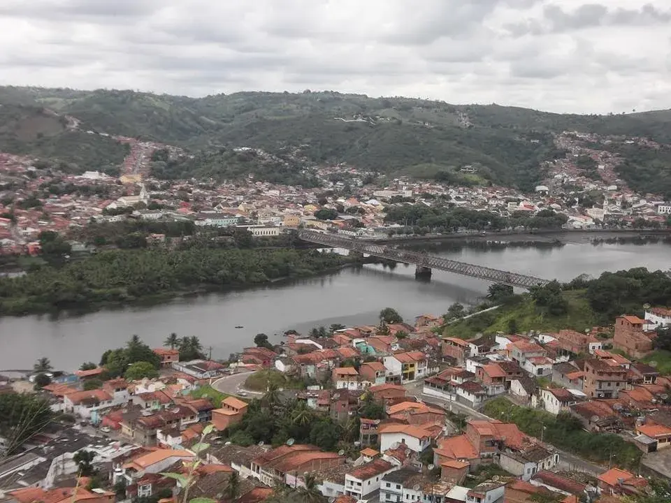 Vista da cidade de Muritiba, Bahia
