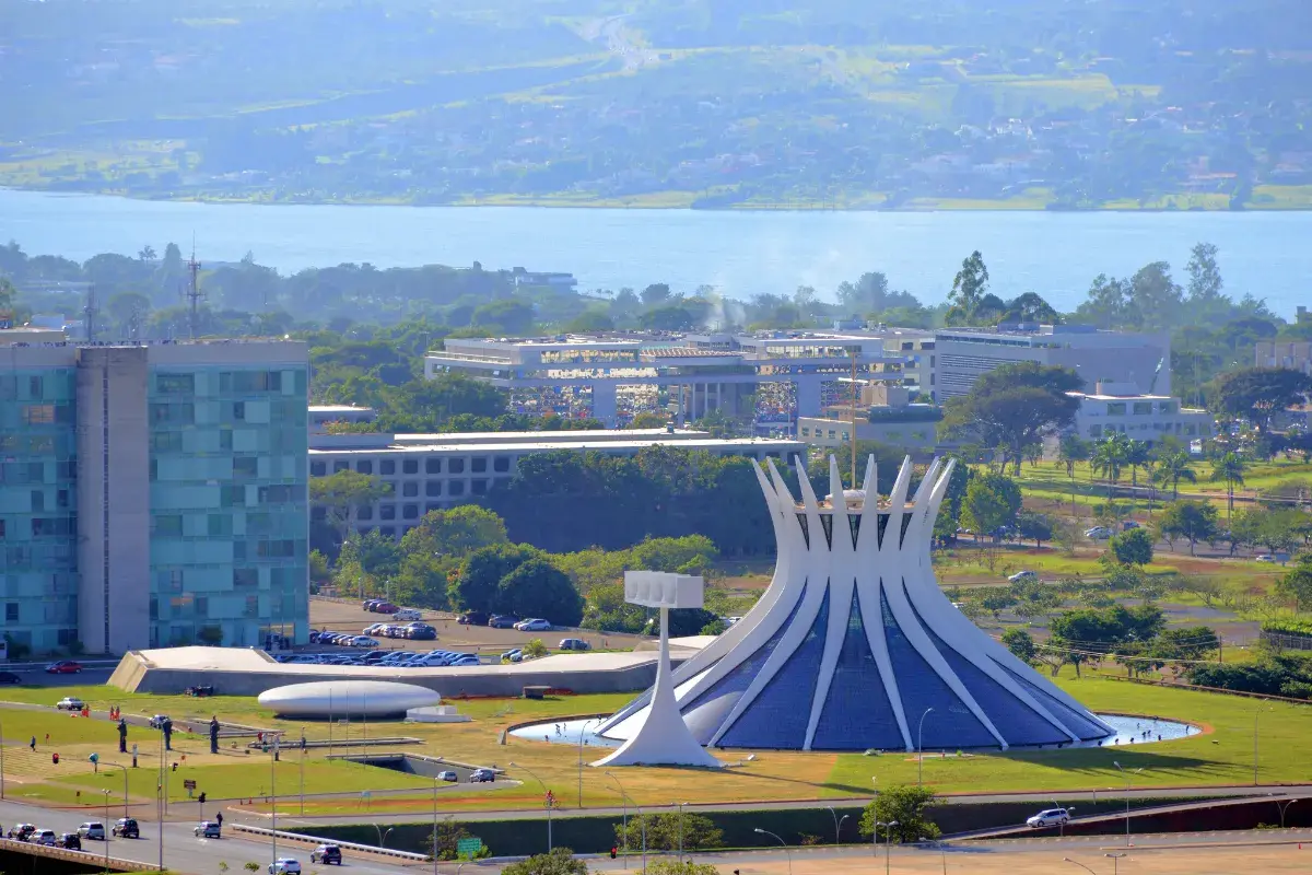 Vista da cidade de Brasília, Distrito Federal