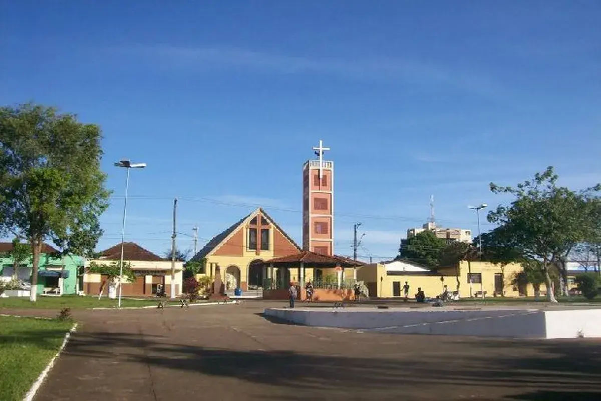 Vista da cidade de Jataizinho, Paraná