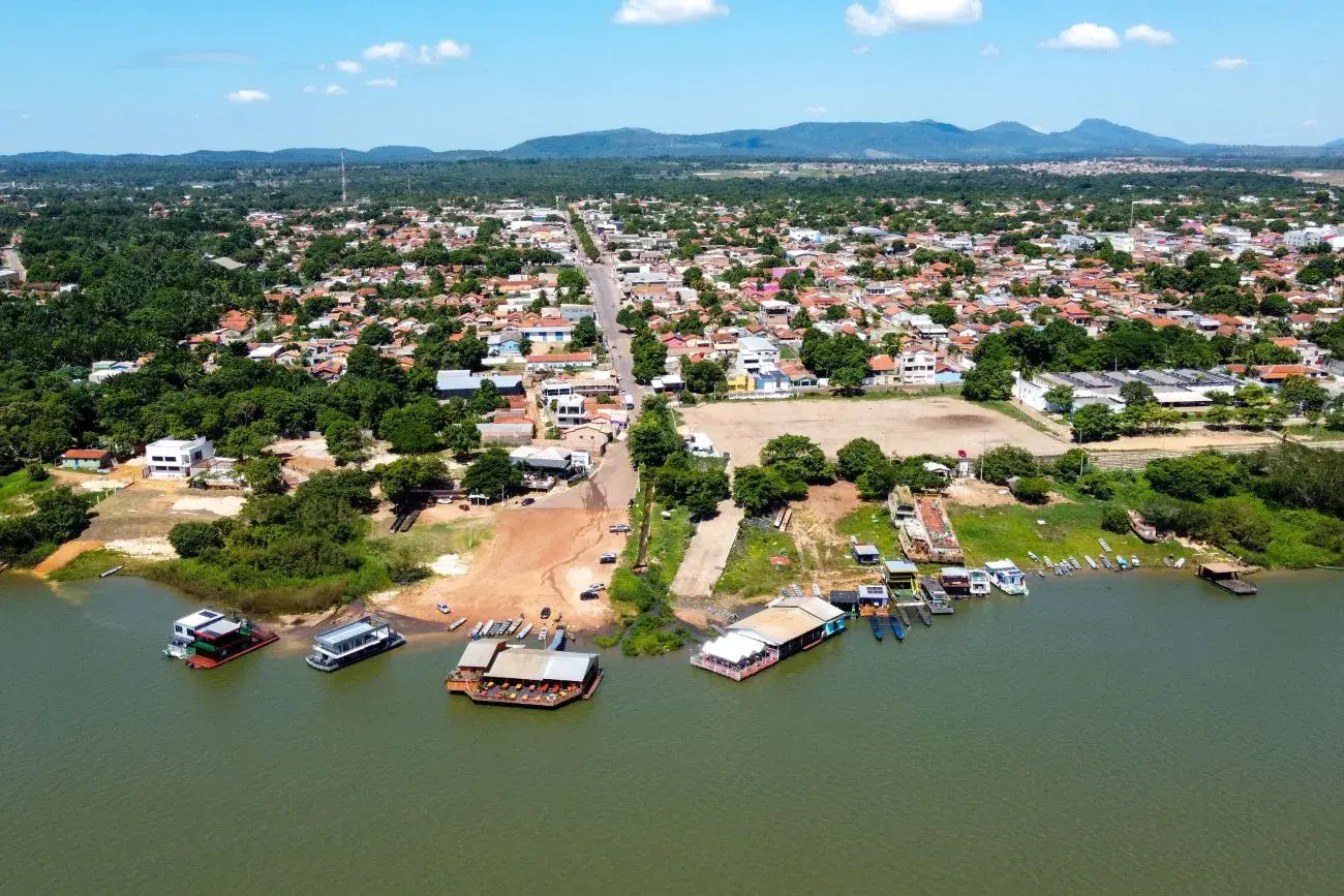 Vista da cidade de Conceição do Araguaia, Pará