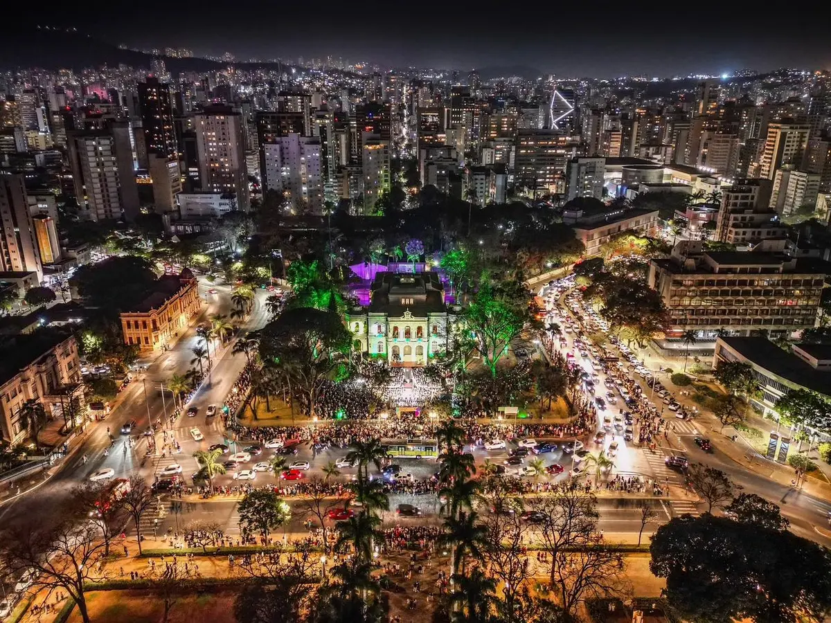 Vista da cidade de Belo Horizonte, Minas Gerais