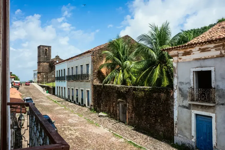 Vista da cidade de Alcântara, Maranhão