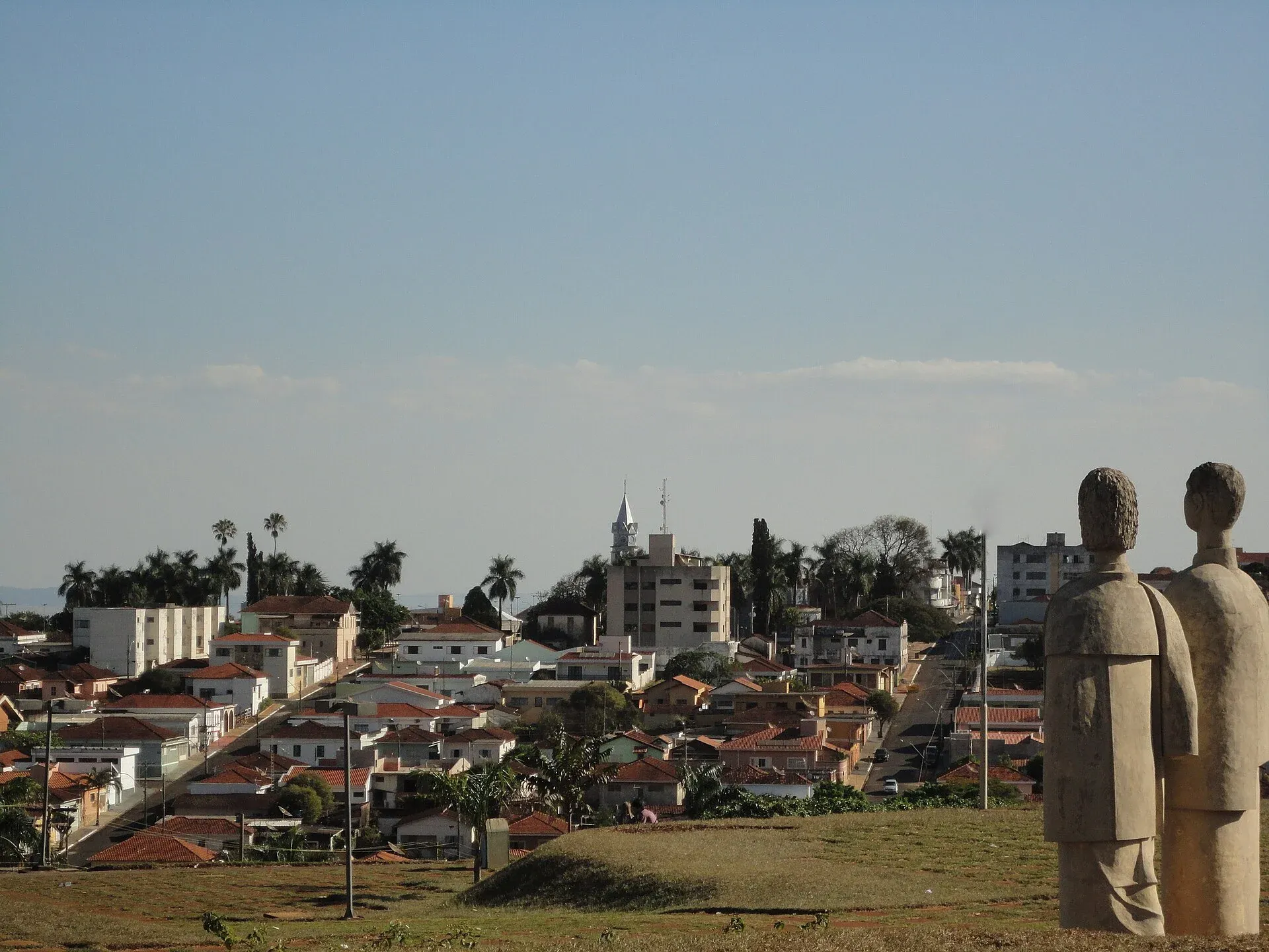 Vista da cidade de Altinópolis, São Paulo