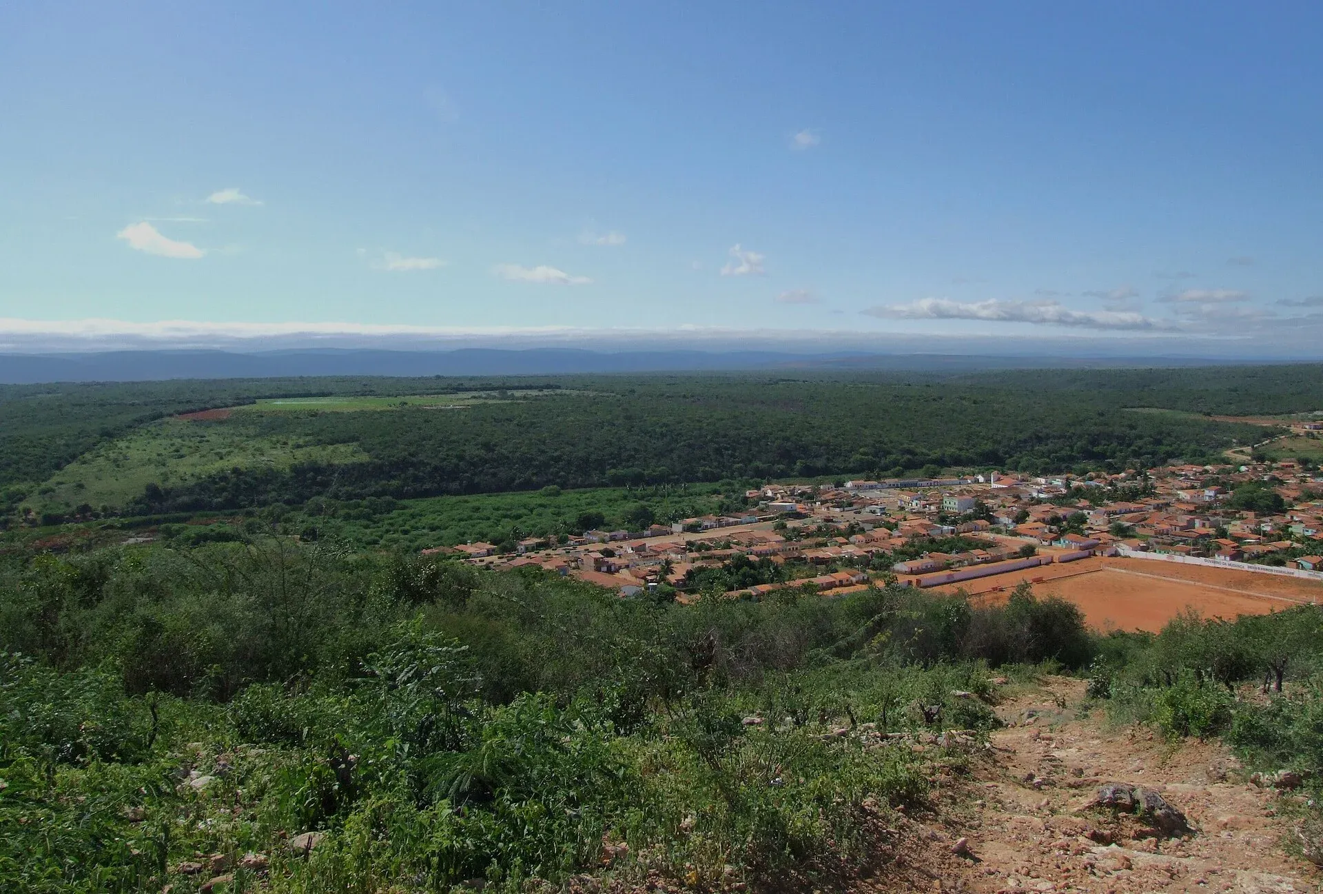 Vista da cidade de América Dourada, Bahia