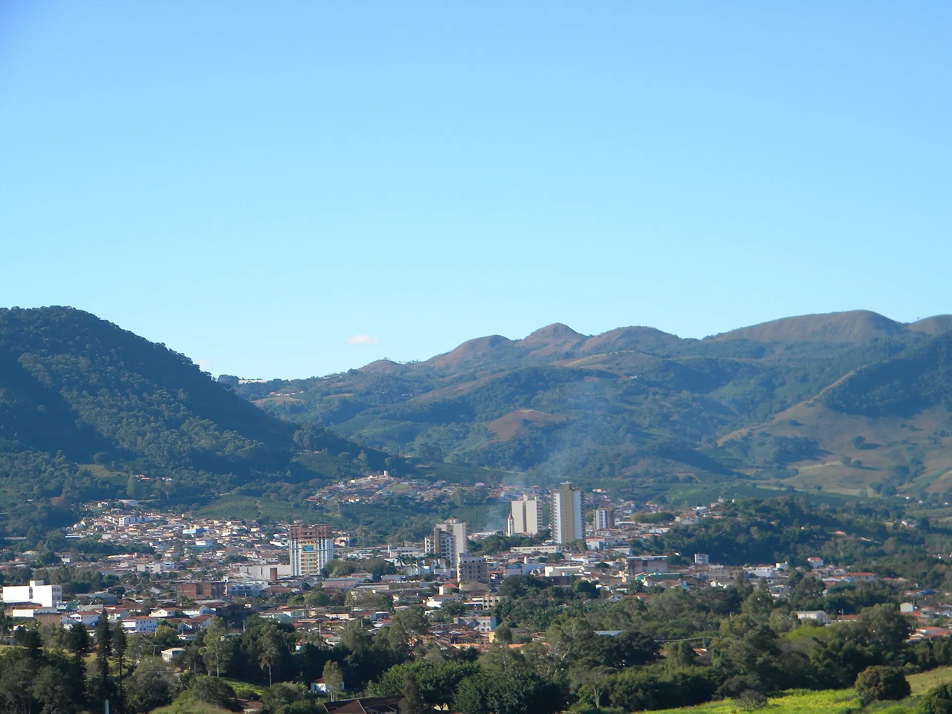 Vista da cidade de Andradas, Minas Gerais