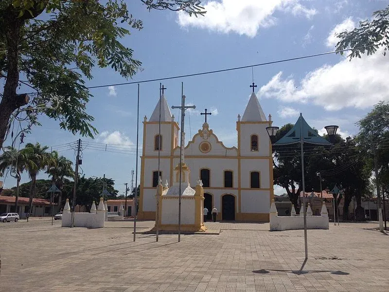 Vista da cidade de Aquiraz, Ceará