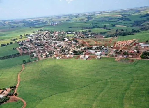 Vista da cidade de Arapuã, Paraná