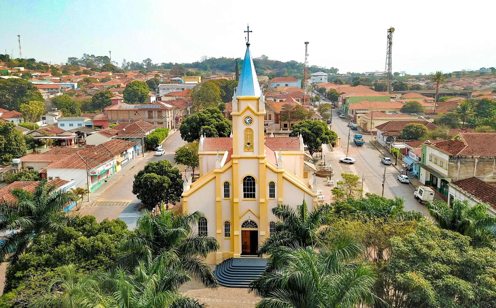 Vista da cidade de Arceburgo, Minas Gerais