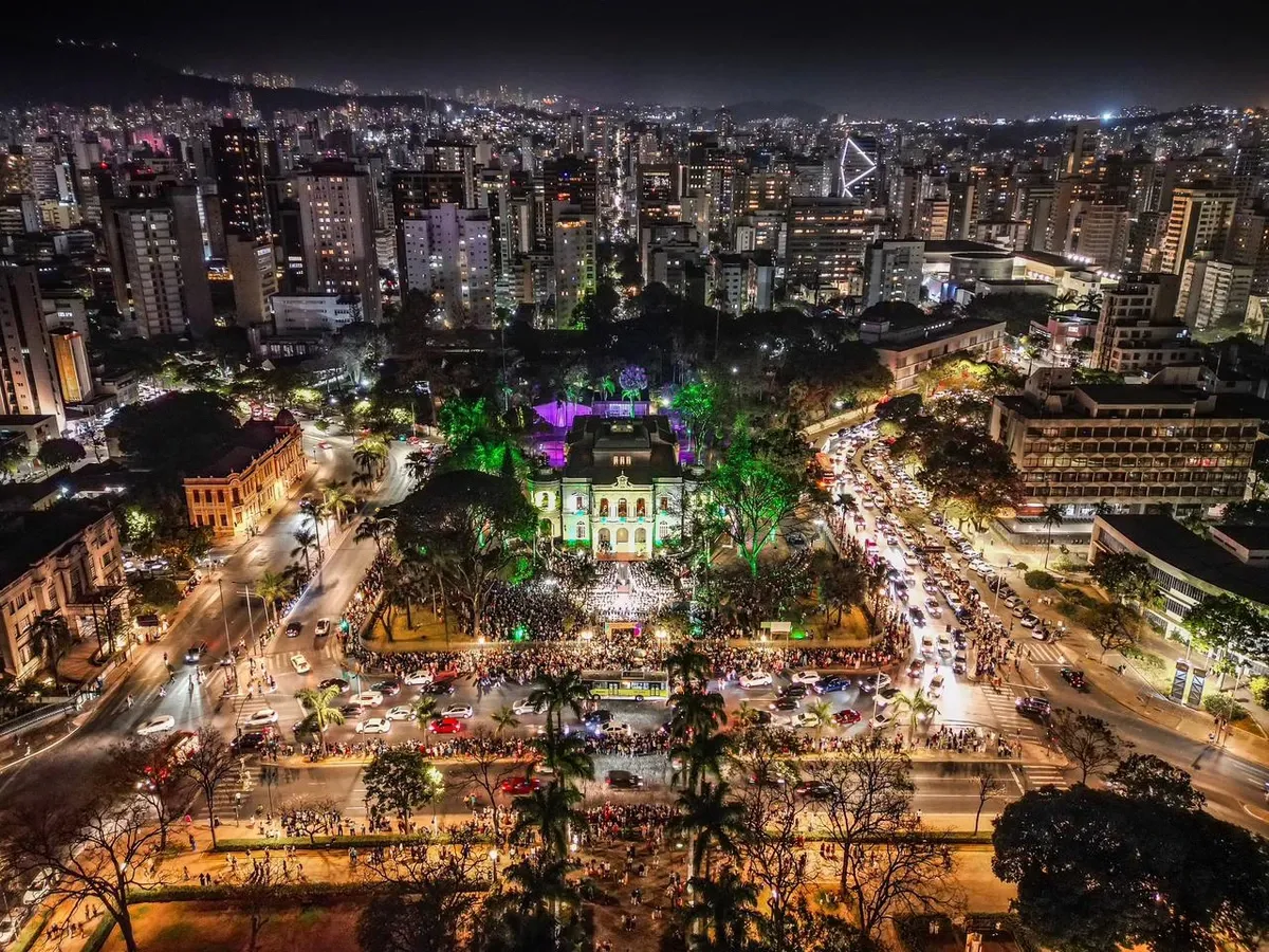 Vista da cidade de Belo Horizonte, Minas Gerais