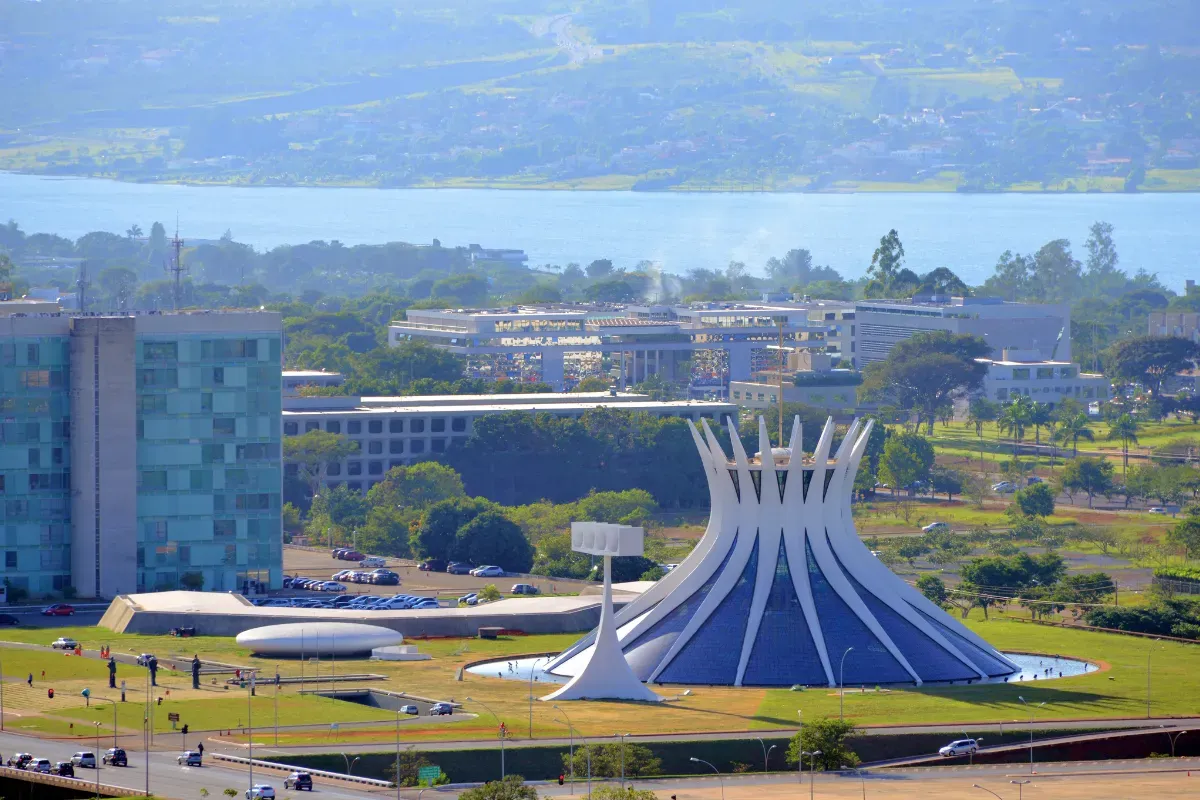 Vista da cidade de Brasília, Distrito Federal