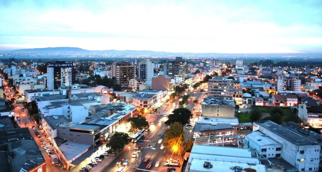 Vista da cidade de Cachoeirinha, Rio Grande do Sul