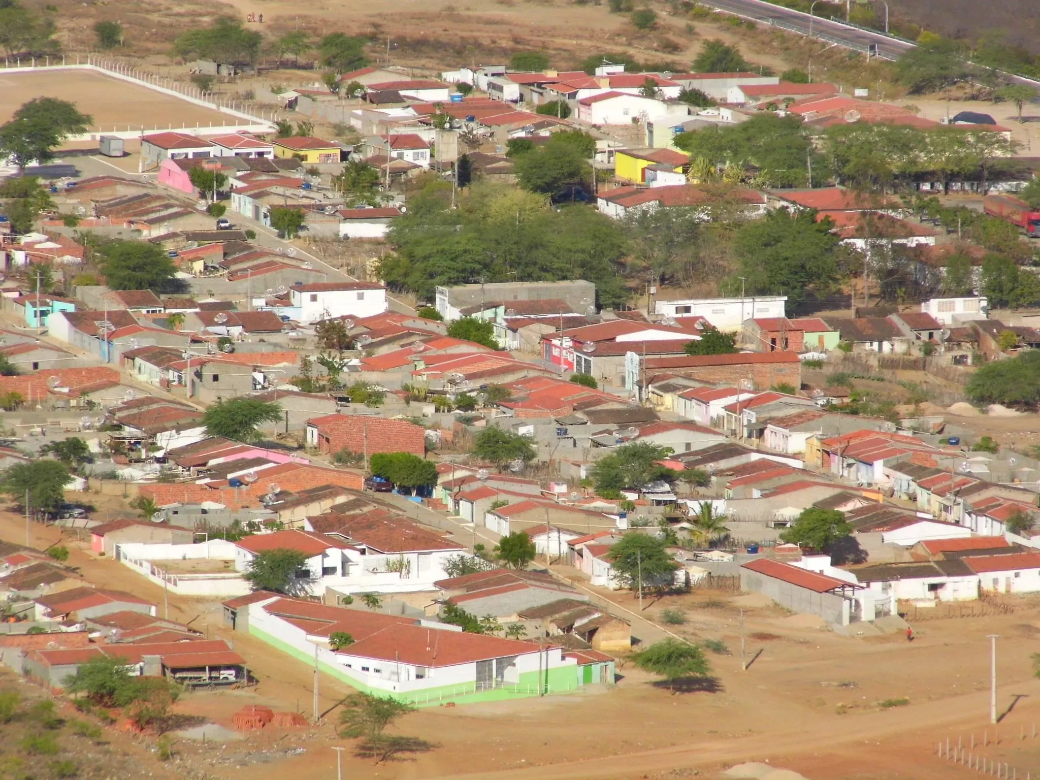 Vista da cidade de Canapi, Alagoas