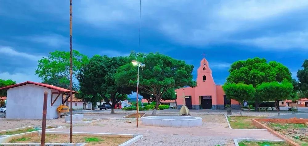 Vista da cidade de Canavieira, Piauí