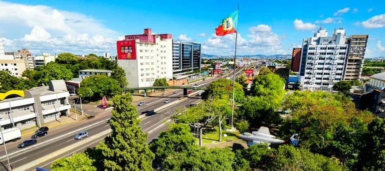 Vista da cidade de Canoas, Rio Grande do Sul