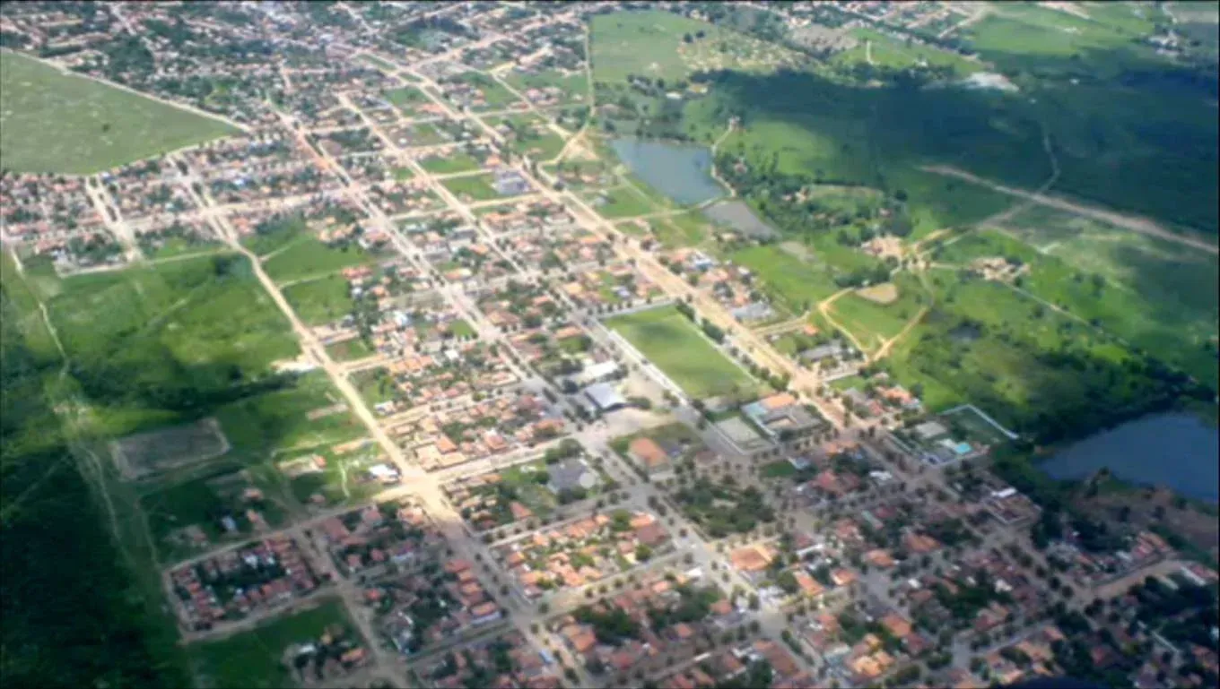 Vista da cidade de Capitão Enéas, Minas Gerais