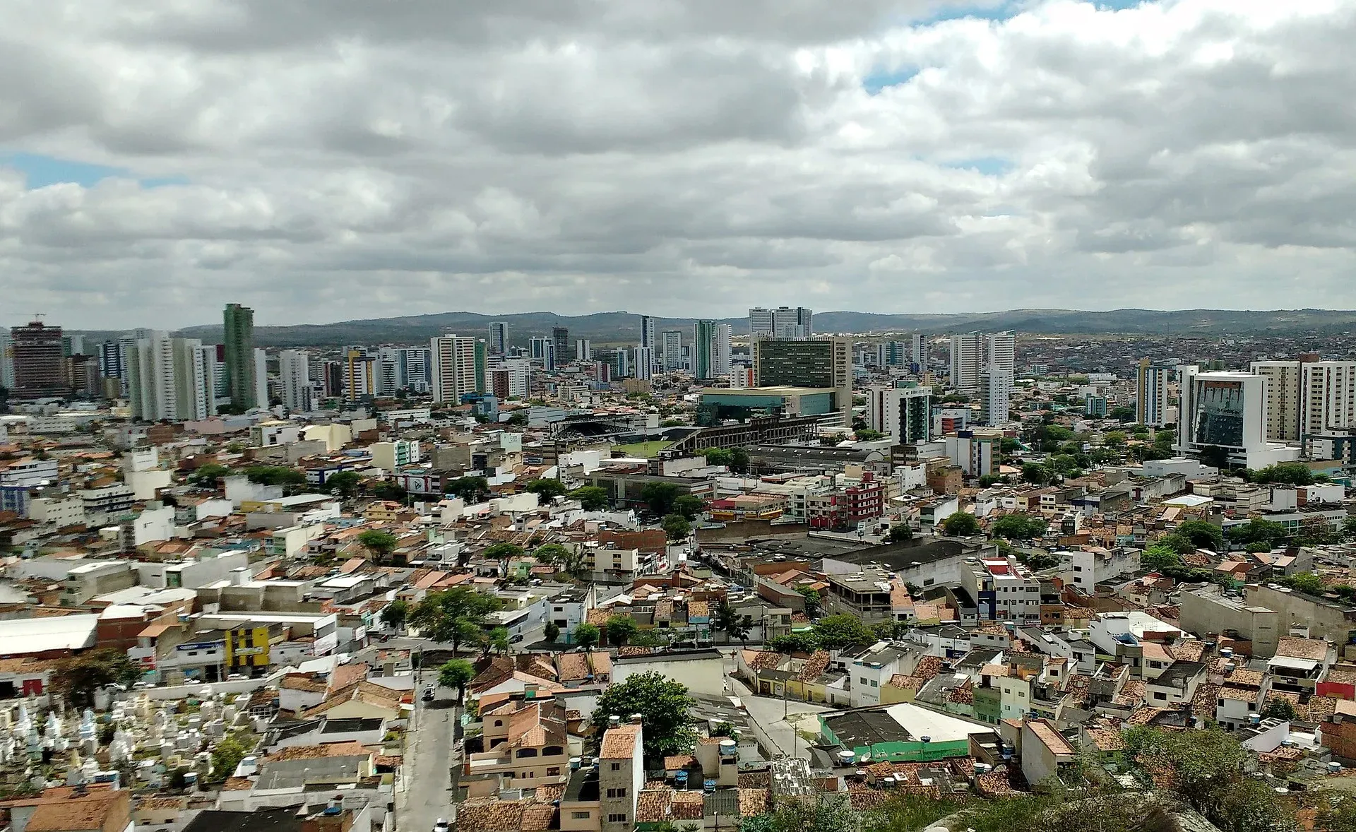 Vista da cidade de Caruaru, Pernambuco