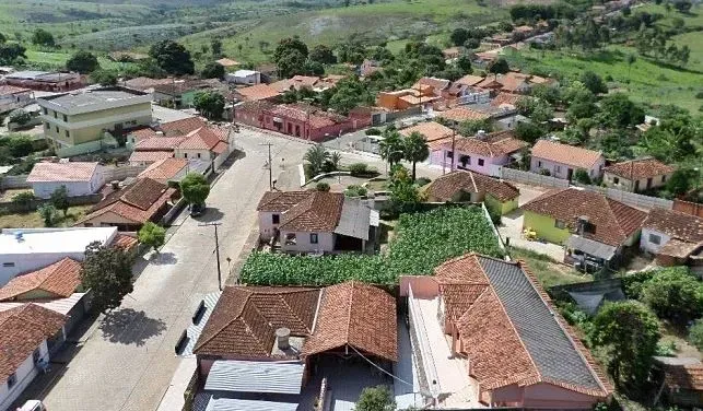 Vista da cidade de Cedro do Abaeté, Minas Gerais