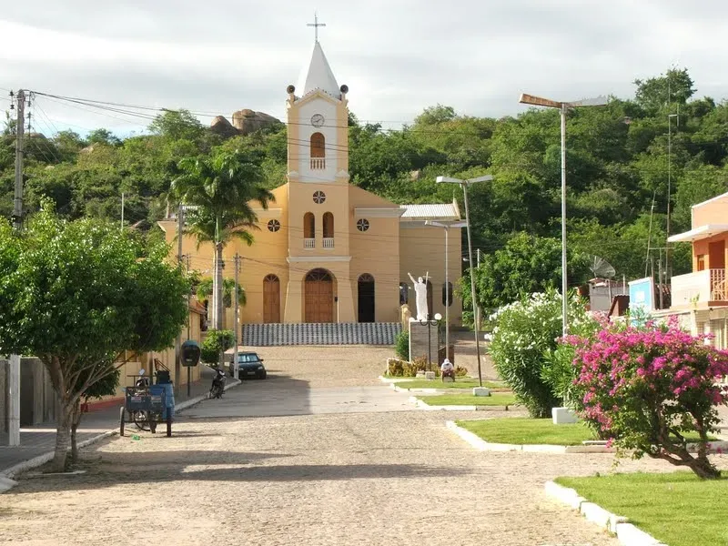 Vista da cidade de Cerro Corá, Rio Grande do Norte