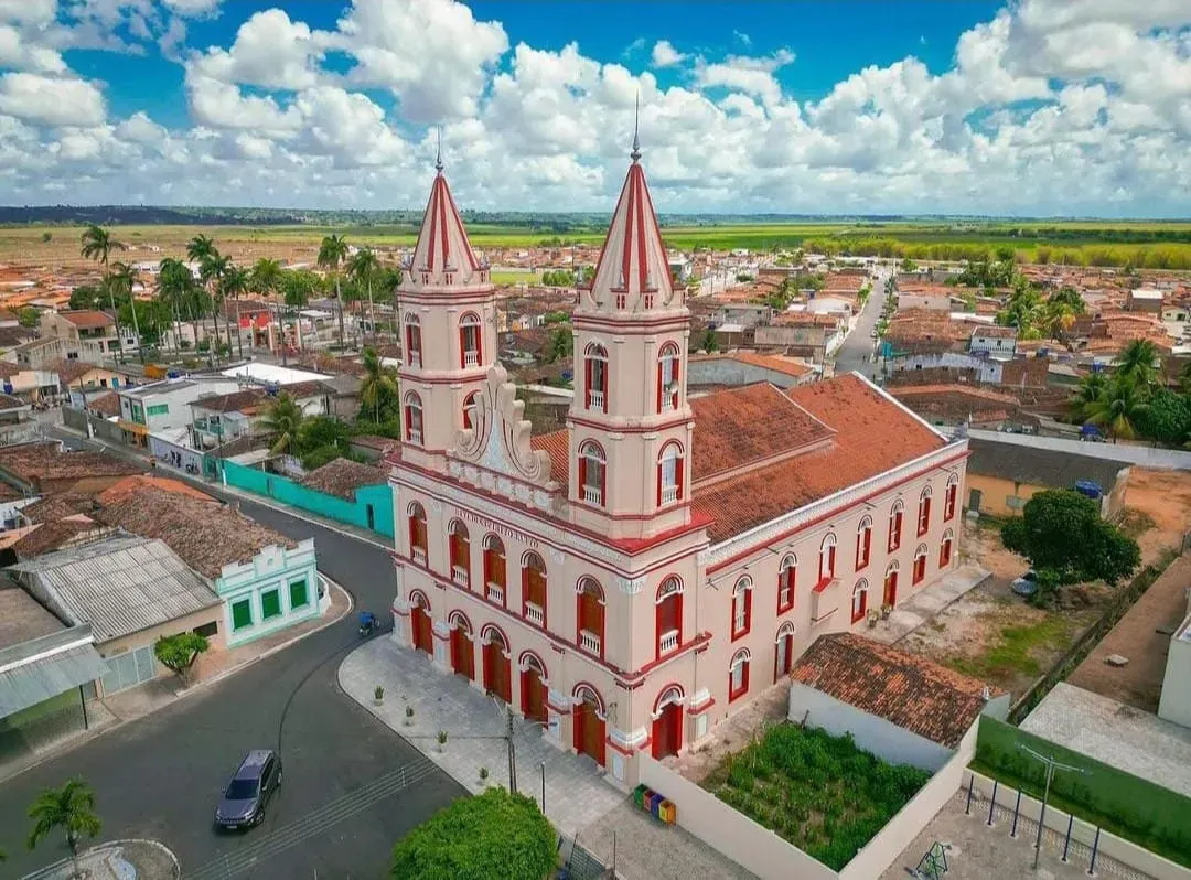 Vista da cidade de Cruz do Espírito Santo, Paraíba