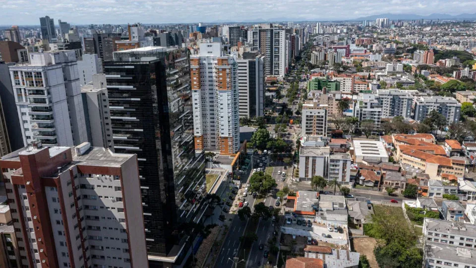 Vista da cidade de Curitiba, Paraná