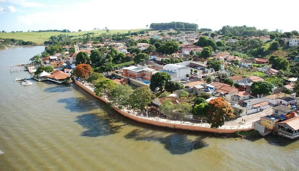 Vista da cidade de Fama, Minas Gerais