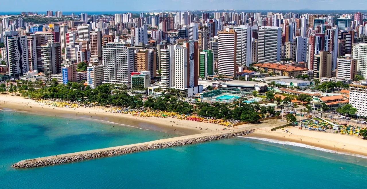 Vista da cidade de Fortaleza, Ceará