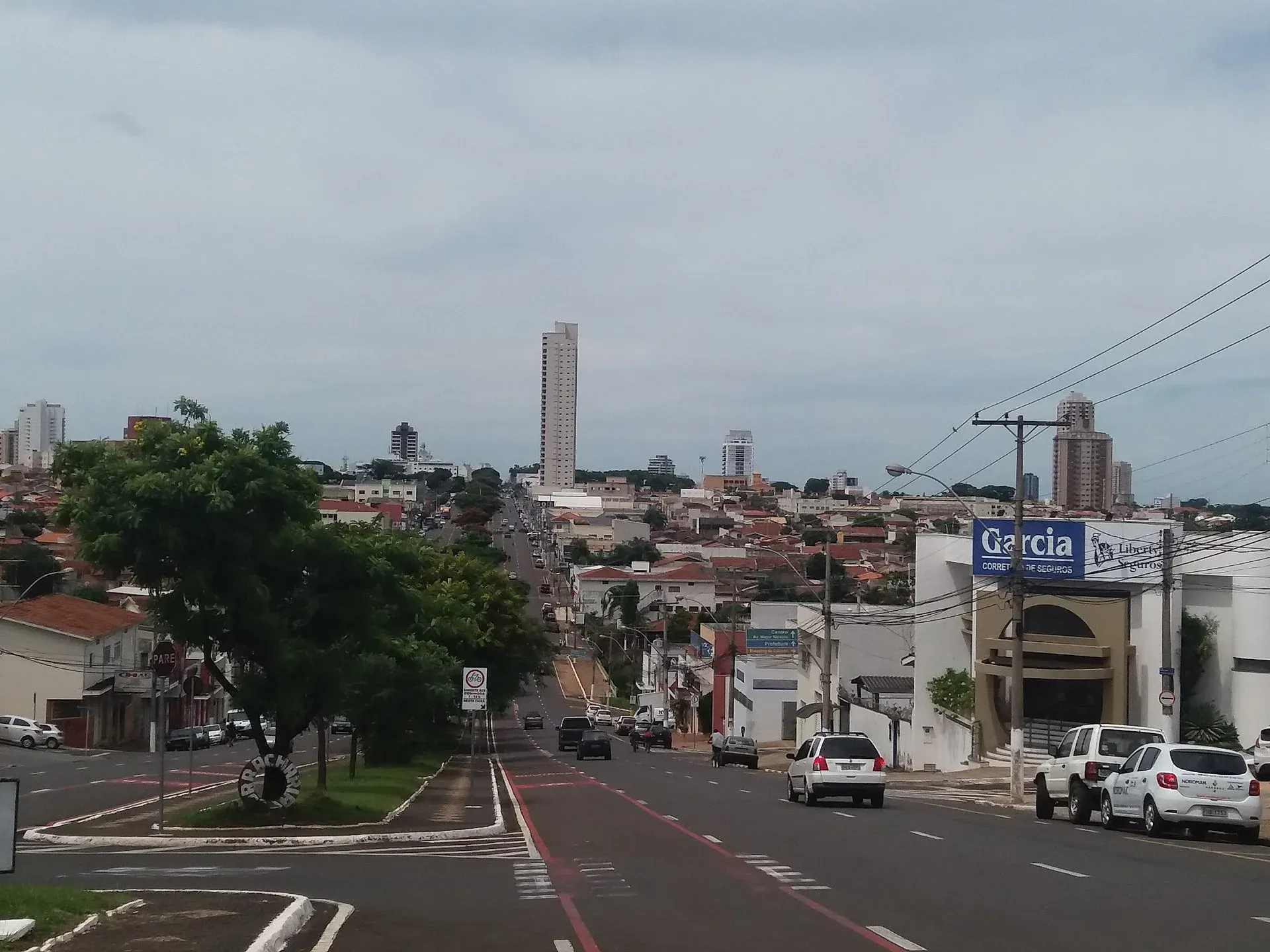 Vista da cidade de Franca, São Paulo